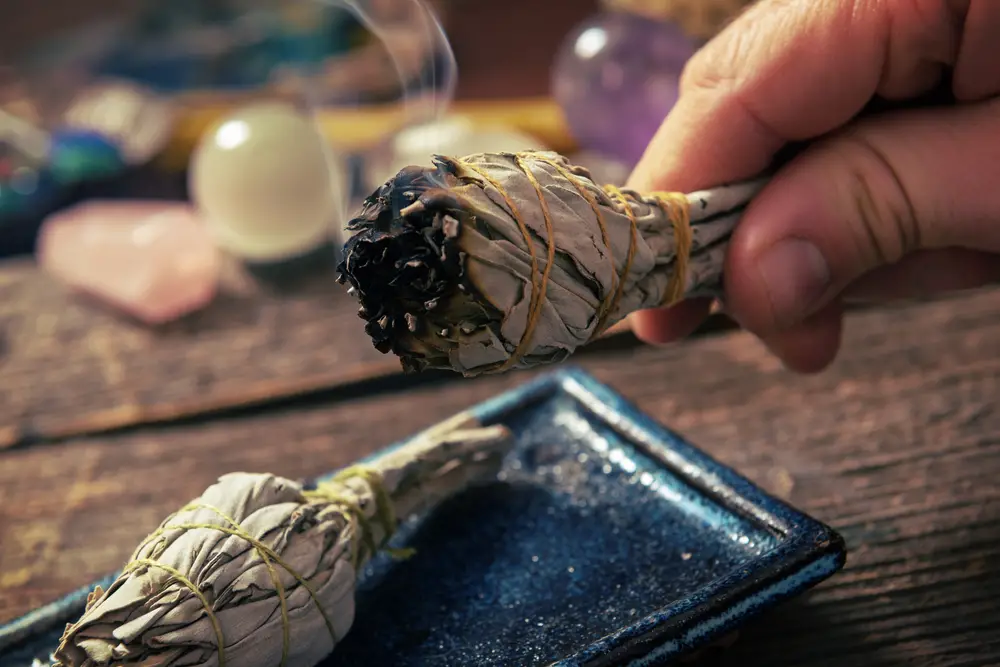 smudging is another way to cleansing your tarot deck